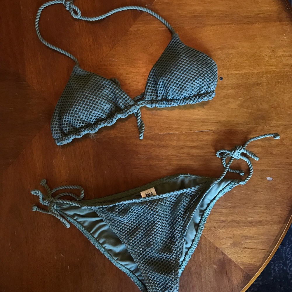 NWOT billabong green bikini set!